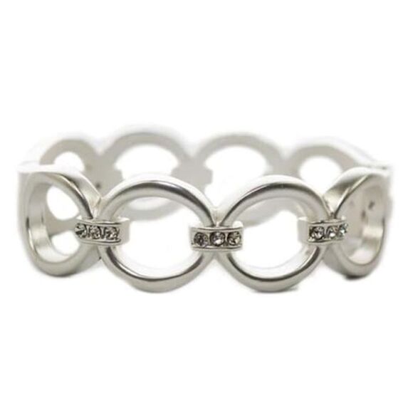 Dress Barn Silver Loopsy Bracelet - Picture 1 of 11